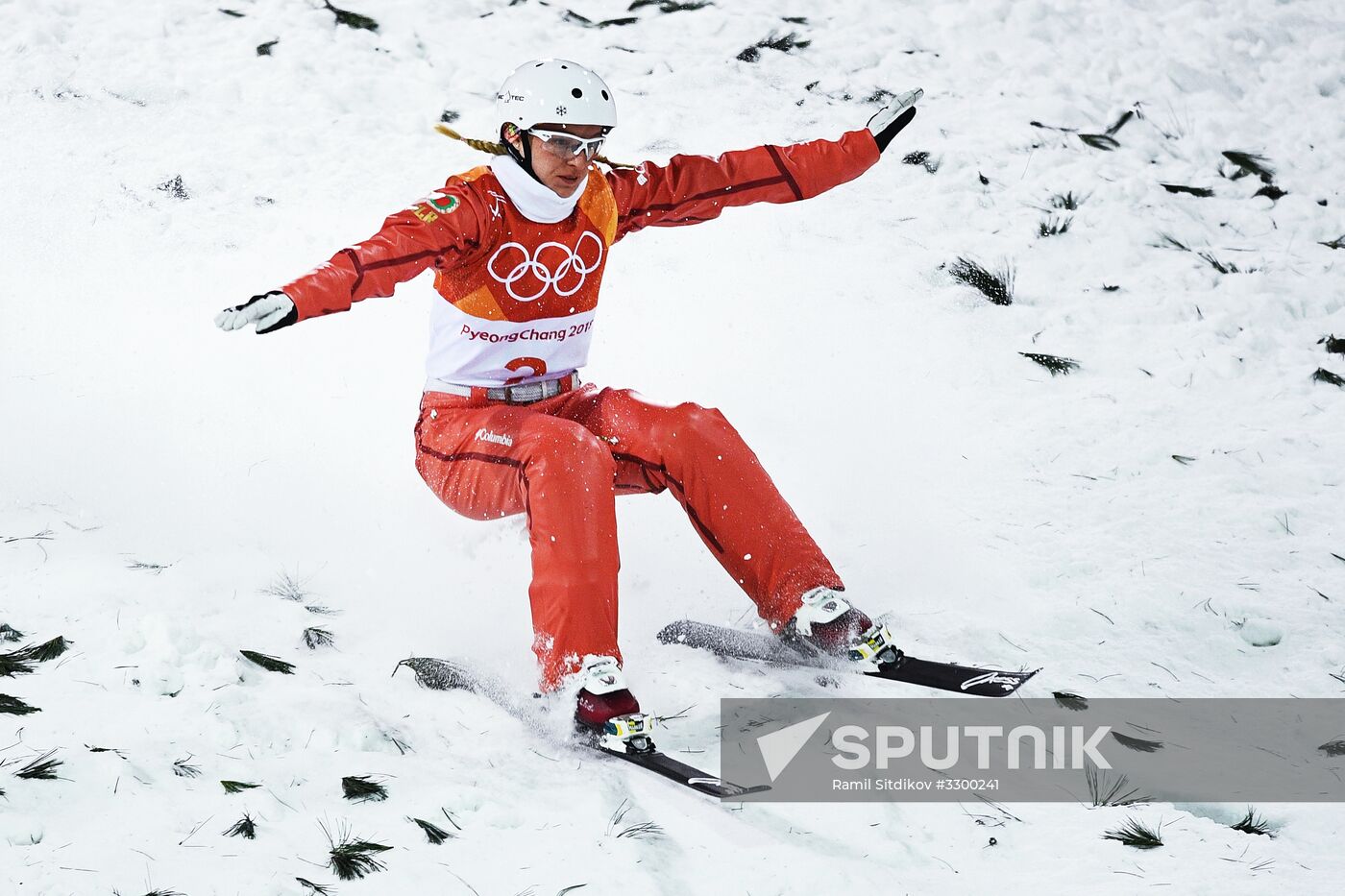 2018 Winter Olympics. Freestyle skiing. Women. Aerials. Finals