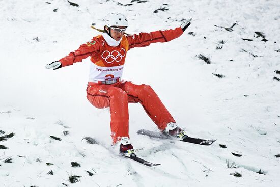 2018 Winter Olympics. Freestyle skiing. Women. Aerials. Finals