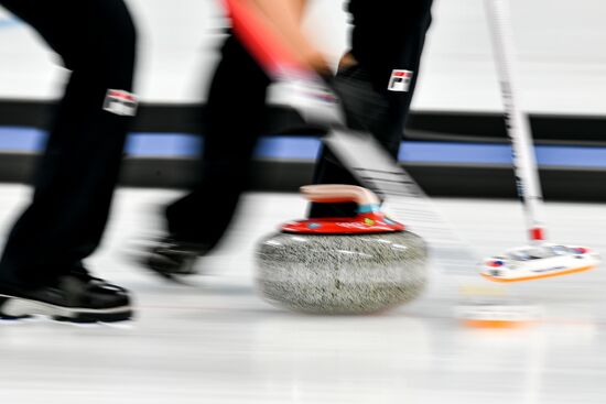 2018 Winter Olympics. Curling. Women. Day Three