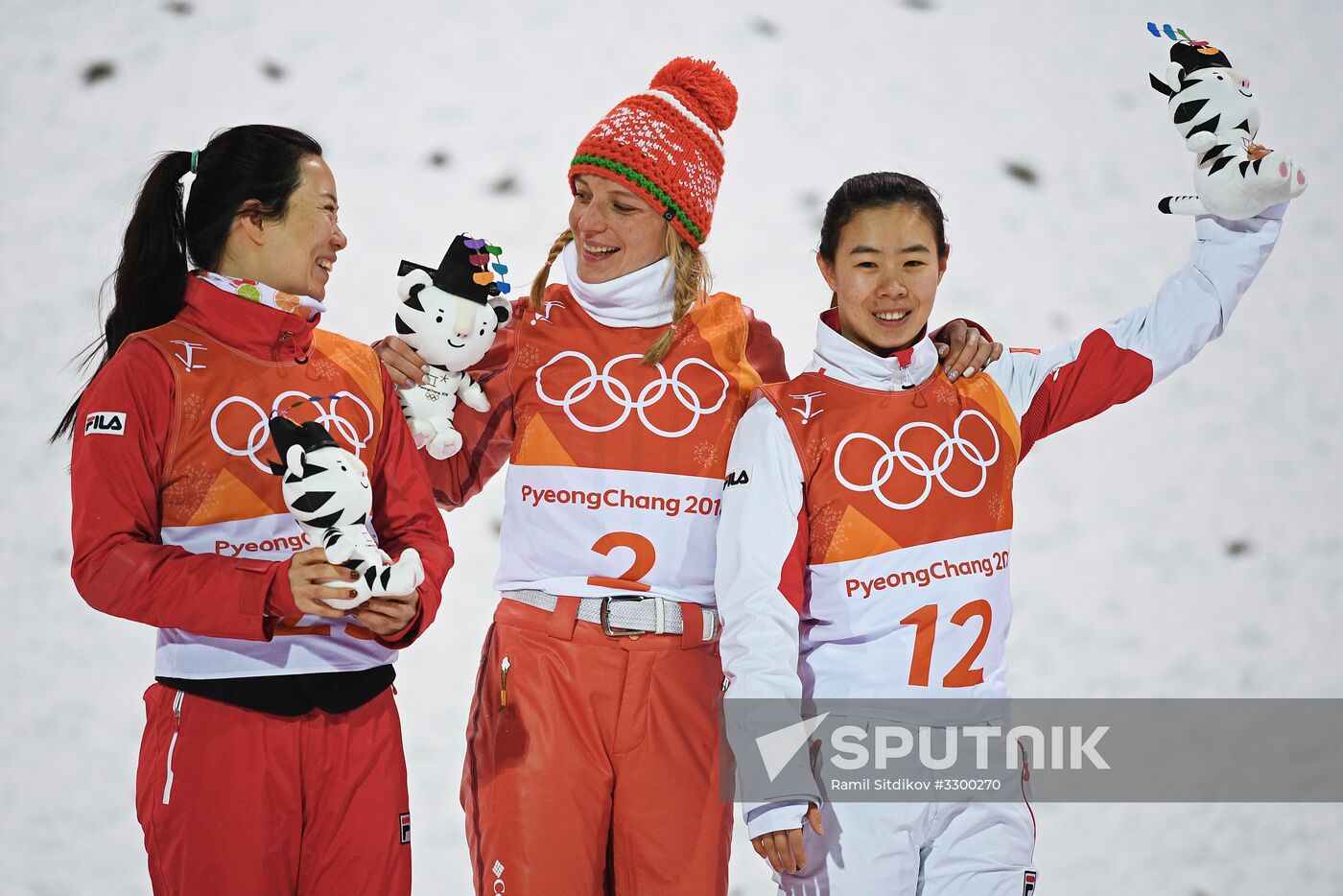 2018 Winter Olympics. Freestyle skiing. Women. Aerials. Finals