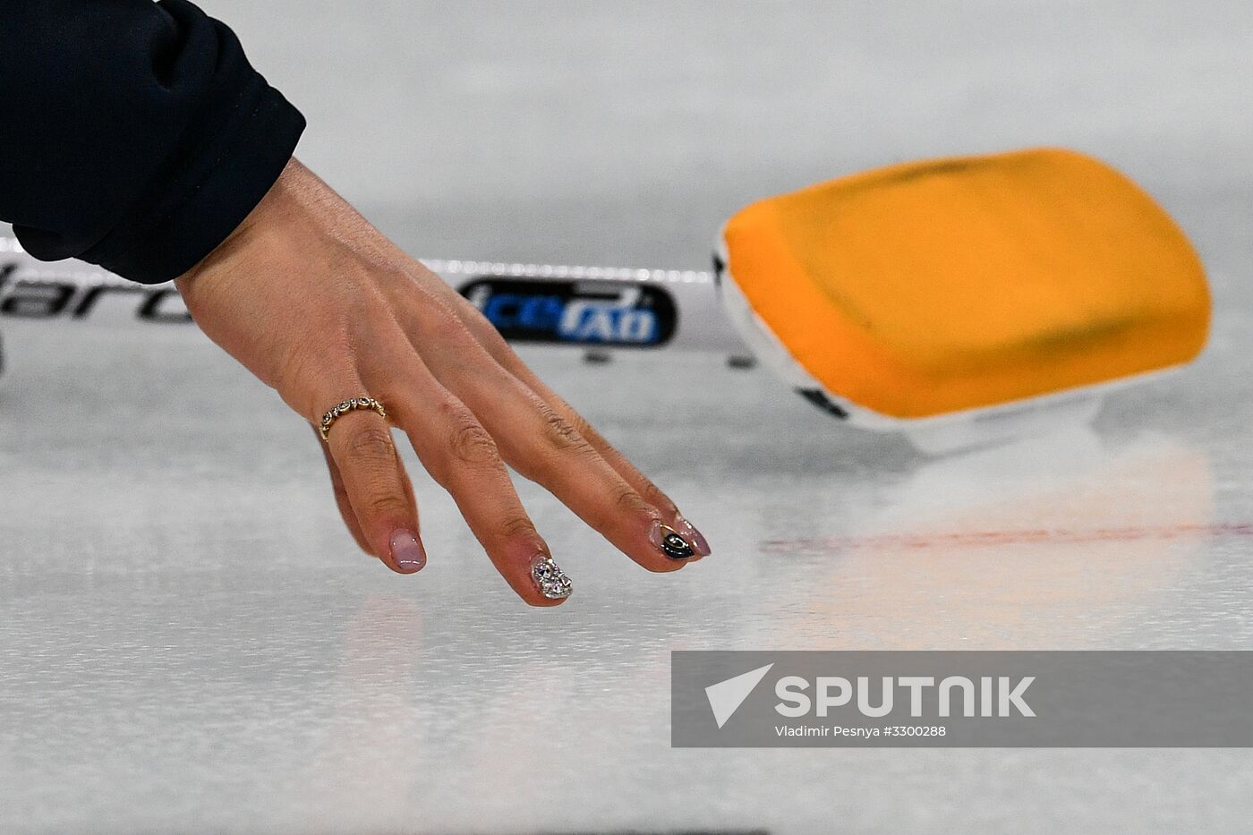 2018 Winter Olympics. Curling. Women. Sweden vs Russia