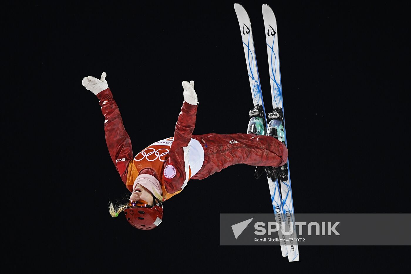 2018 Winter Olympics. Freestyle skiing. Women. Aerials. Finals