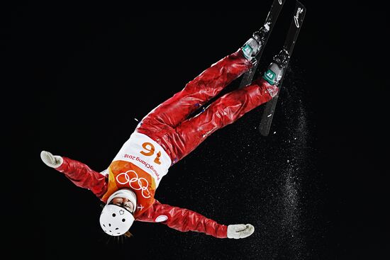2018 Winter Olympics. Freestyle skiing. Women. Aerials. Finals