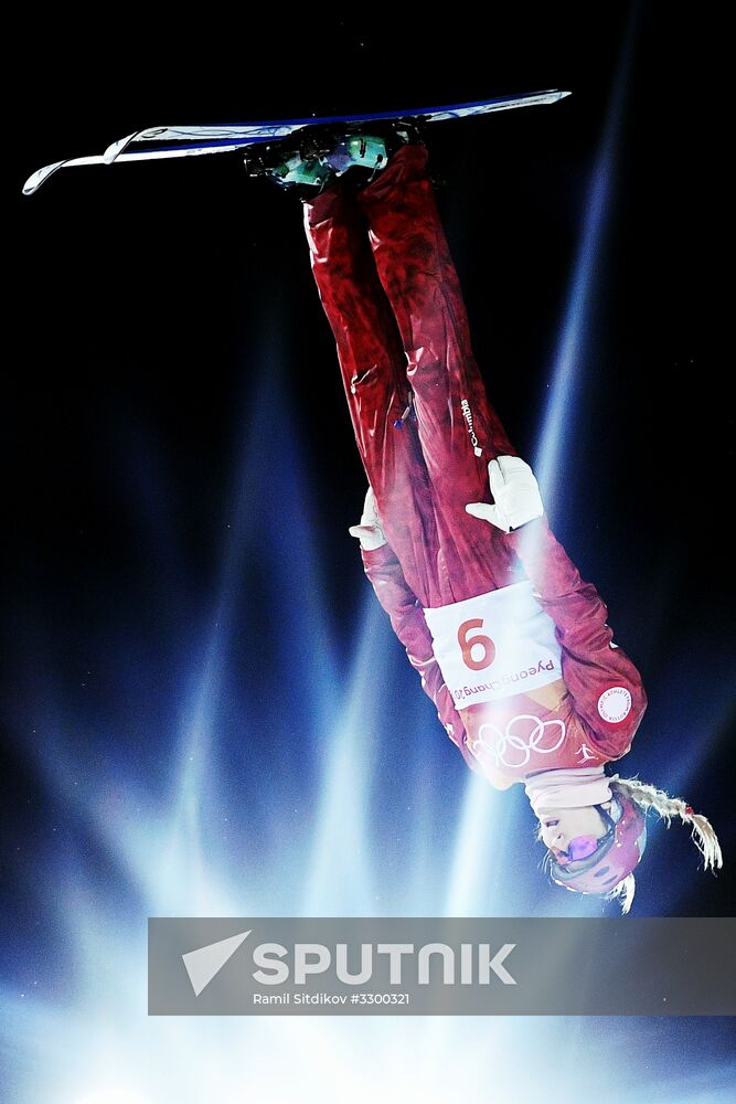 2018 Winter Olympics. Freestyle skiing. Women. Aerials. Finals