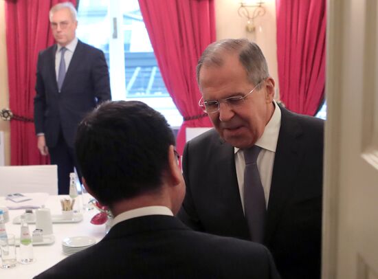 Foreign Minister Sergei Lavrov holds a number of meetings on sidelines of Munich Security Conference