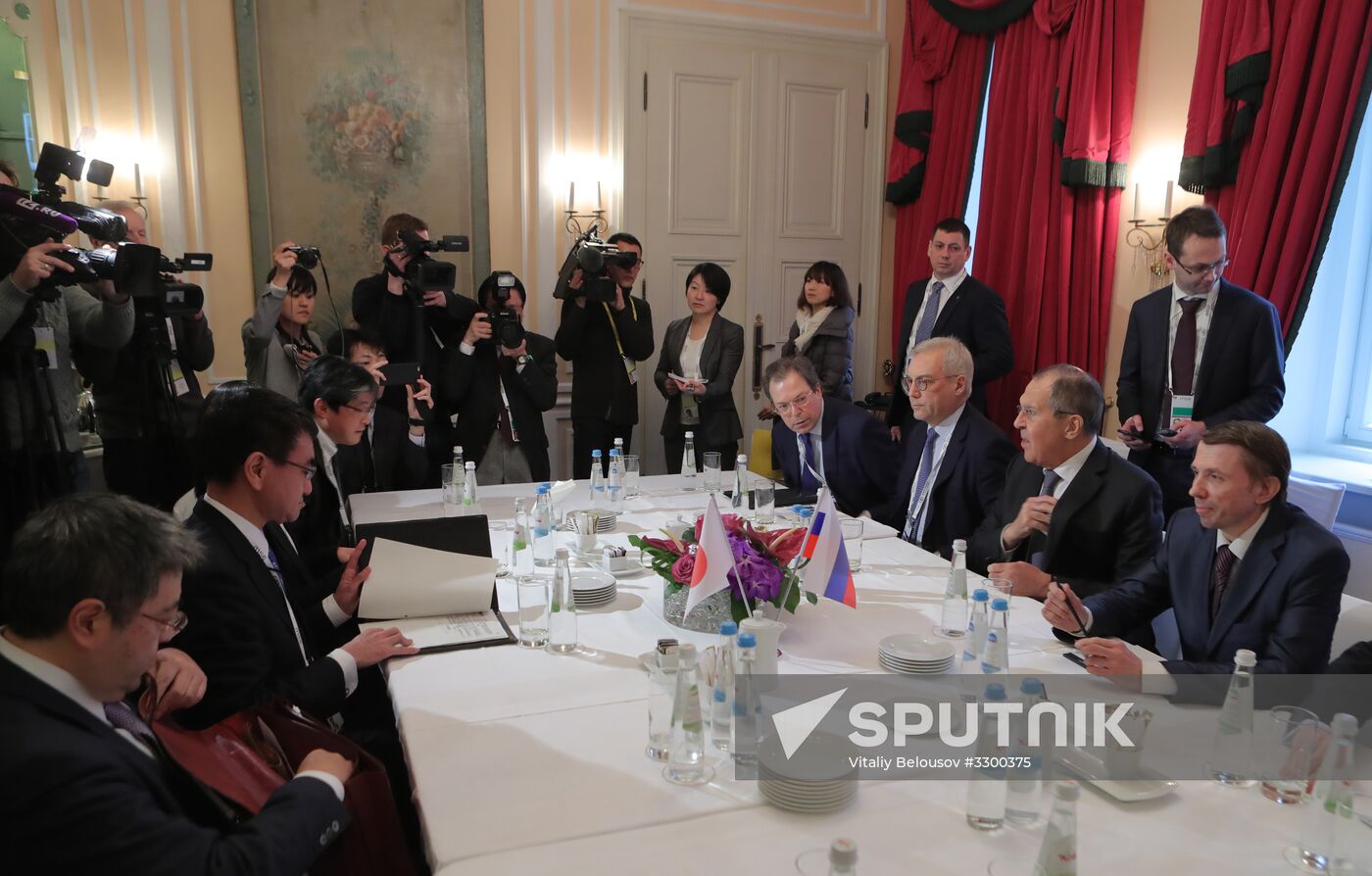 Foreign Minister Sergei Lavrov holds a number of meetings on sidelines of Munich Security Conference