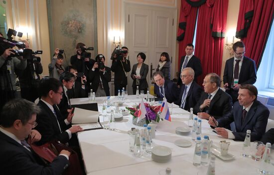 Foreign Minister Sergei Lavrov holds a number of meetings on sidelines of Munich Security Conference