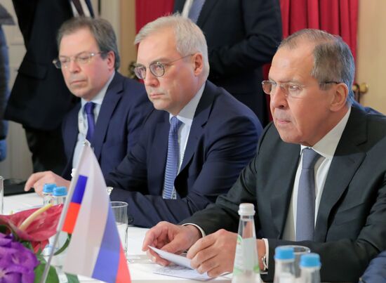 Foreign Minister Sergei Lavrov holds a number of meetings on sidelines of Munich Security Conference