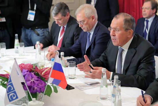 Foreign Minister Sergei Lavrov holds a number of meetings on sidelines of Munich Security Conference