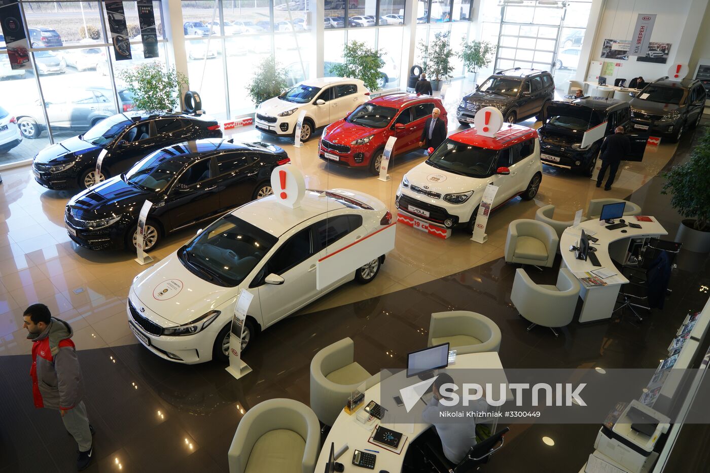 Auto sales at Yug-Avto car dealers in Krasnodar Territory