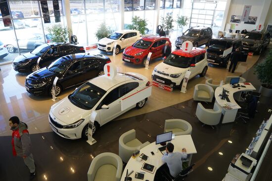 Auto sales at Yug-Avto car dealers in Krasnodar Territory