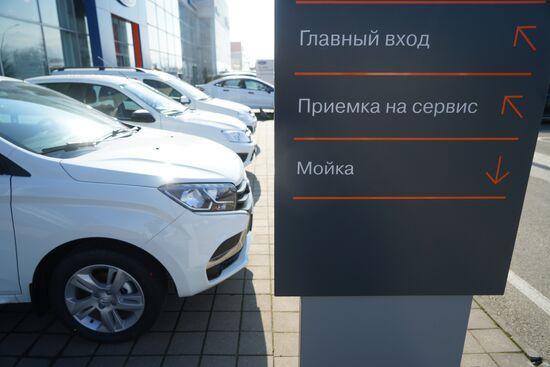 Auto sales at Yug-Avto car dealers in Krasnodar Territory