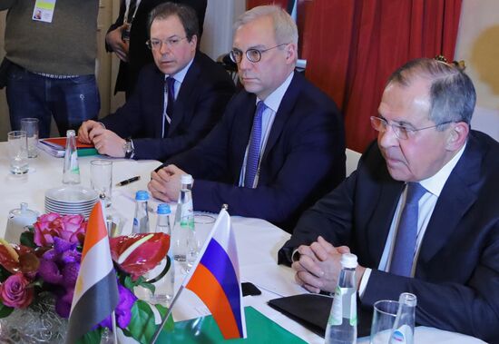 Foreign Minister Sergei Lavrov holds a number of meetings on sidelines of Munich Security Conference