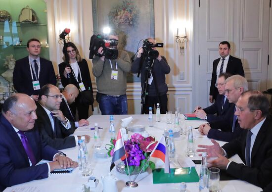 Foreign Minister Sergei Lavrov holds a number of meetings on sidelines of Munich Security Conference