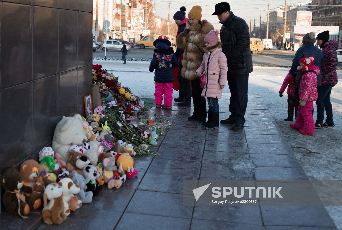 Flowers in memory of An-148 airplane crash victims