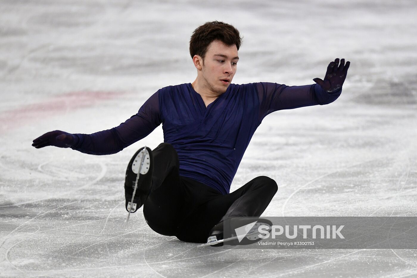 2018 Winter Olympics. Figure skating. Men. Free skating