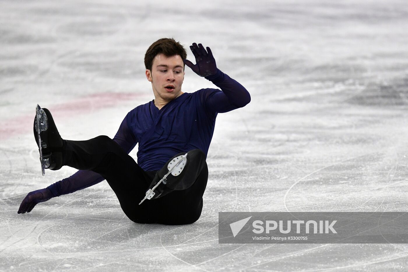 2018 Winter Olympics. Figure skating. Men. Free skating