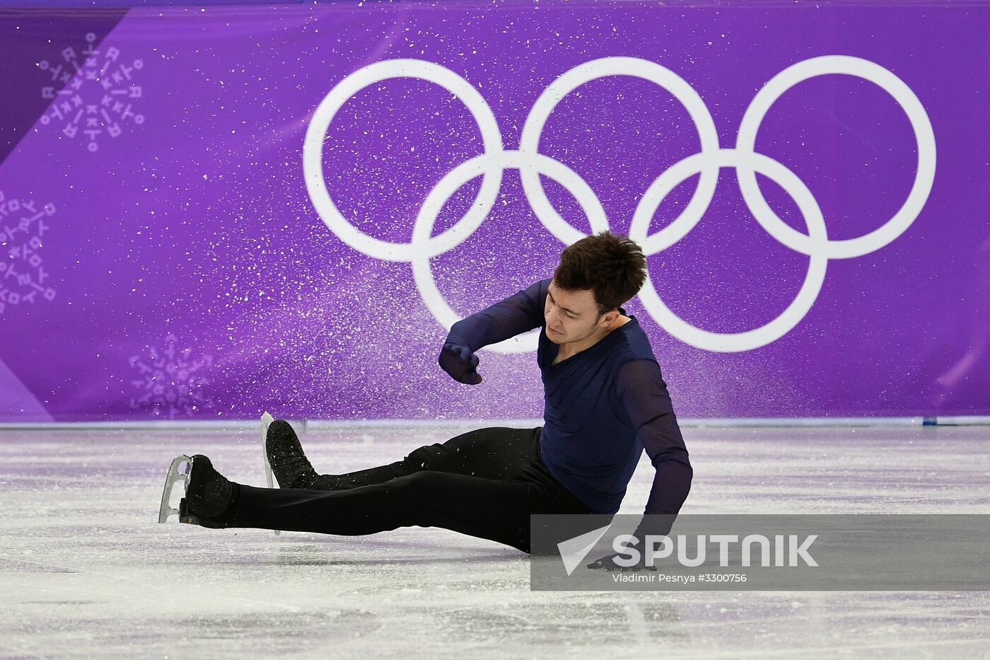 2018 Winter Olympics. Figure skating. Men. Free skating