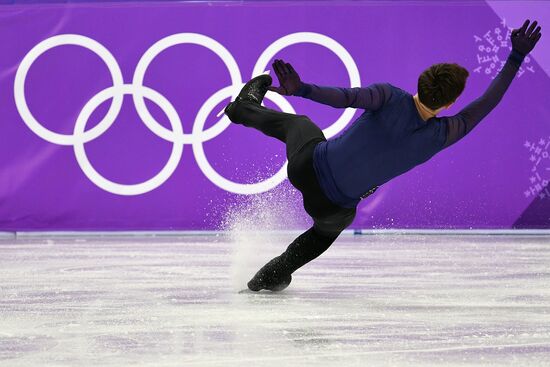 2018 Winter Olympics. Figure skating. Men. Free skating