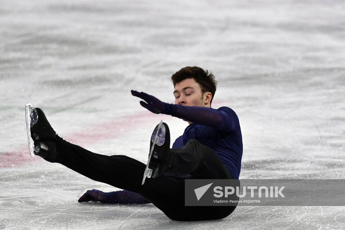2018 Winter Olympics. Figure skating. Men. Free skating