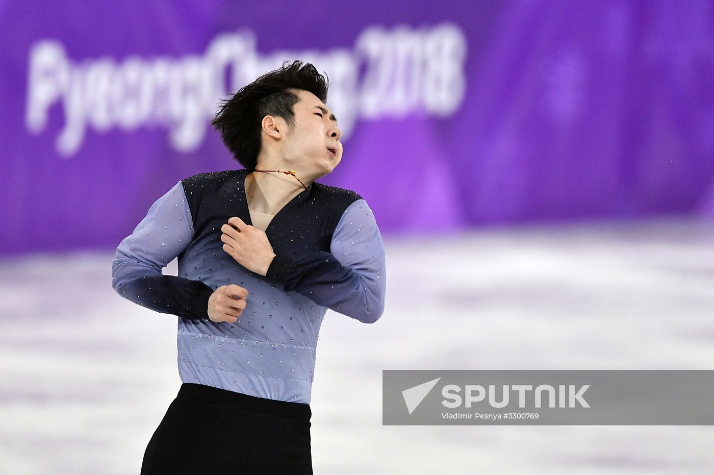 2018 Winter Olympics. Figure skating. Men. Free skating