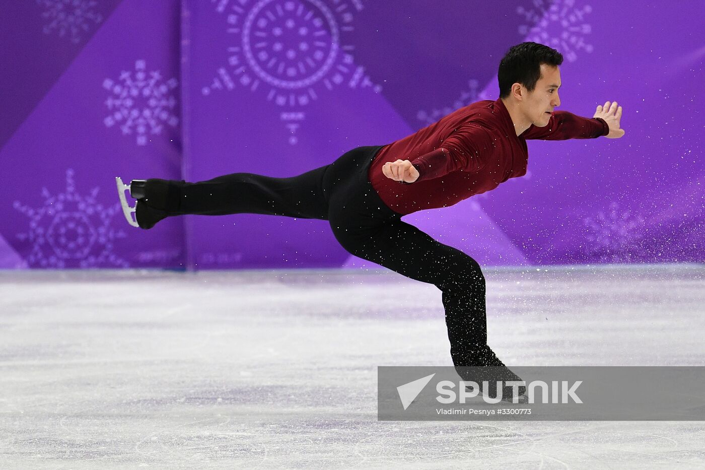 2018 Winter Olympics. Figure skating. Men. Free skating