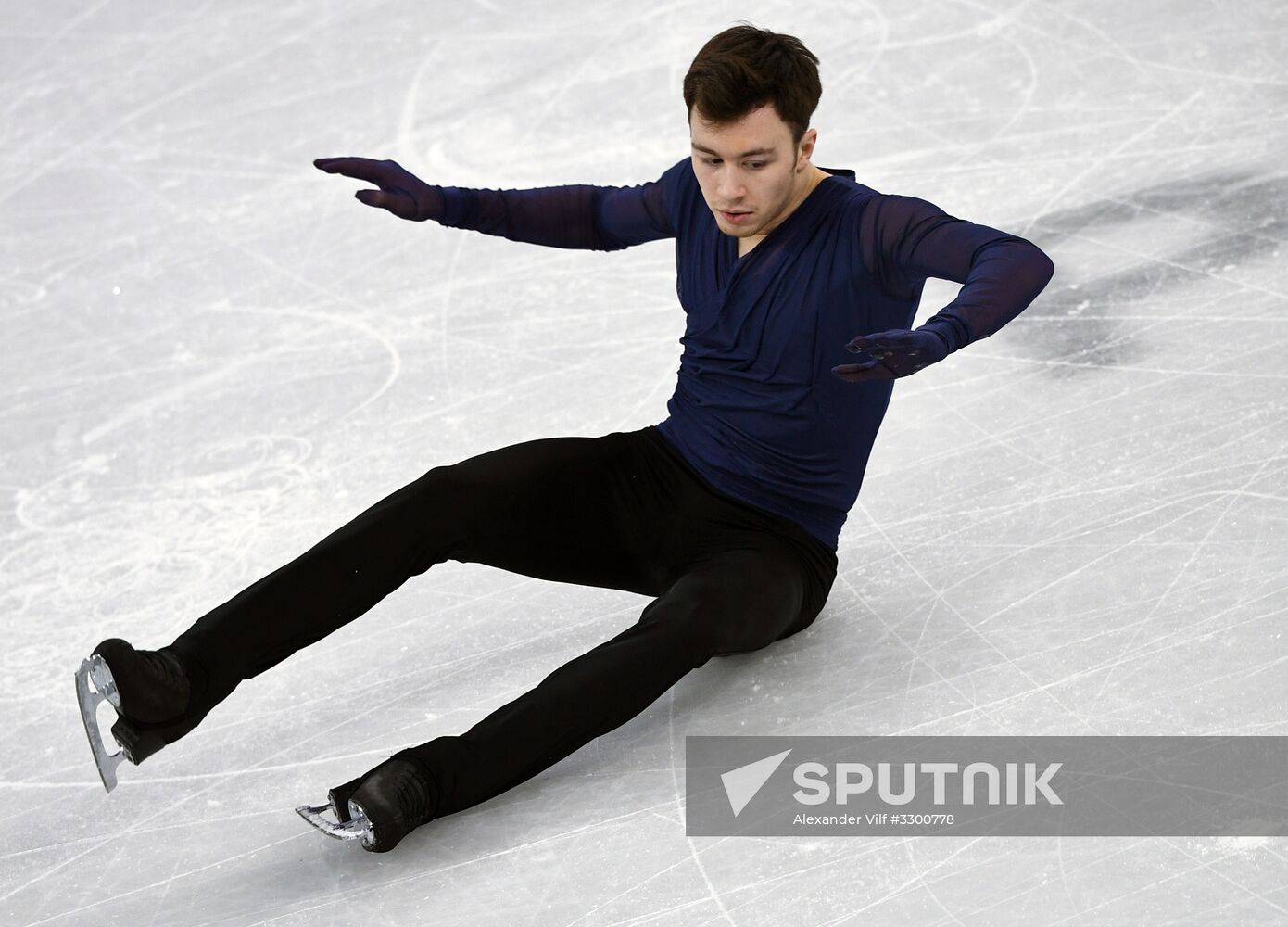2018 Winter Olympics. Figure skating. Men. Free skating