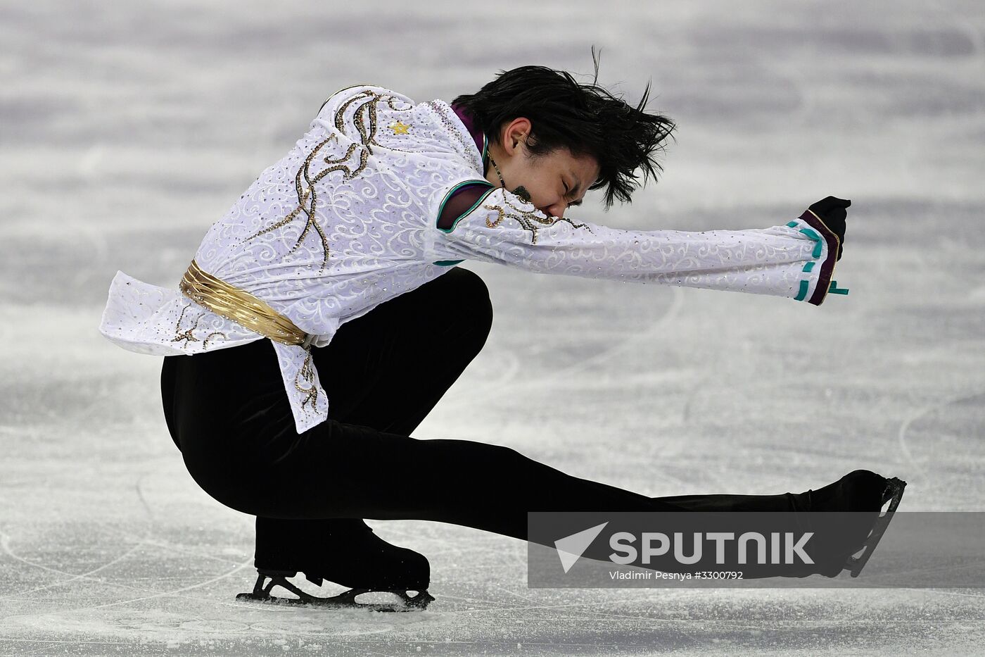2018 Winter Olympics. Figure skating. Men. Free skating