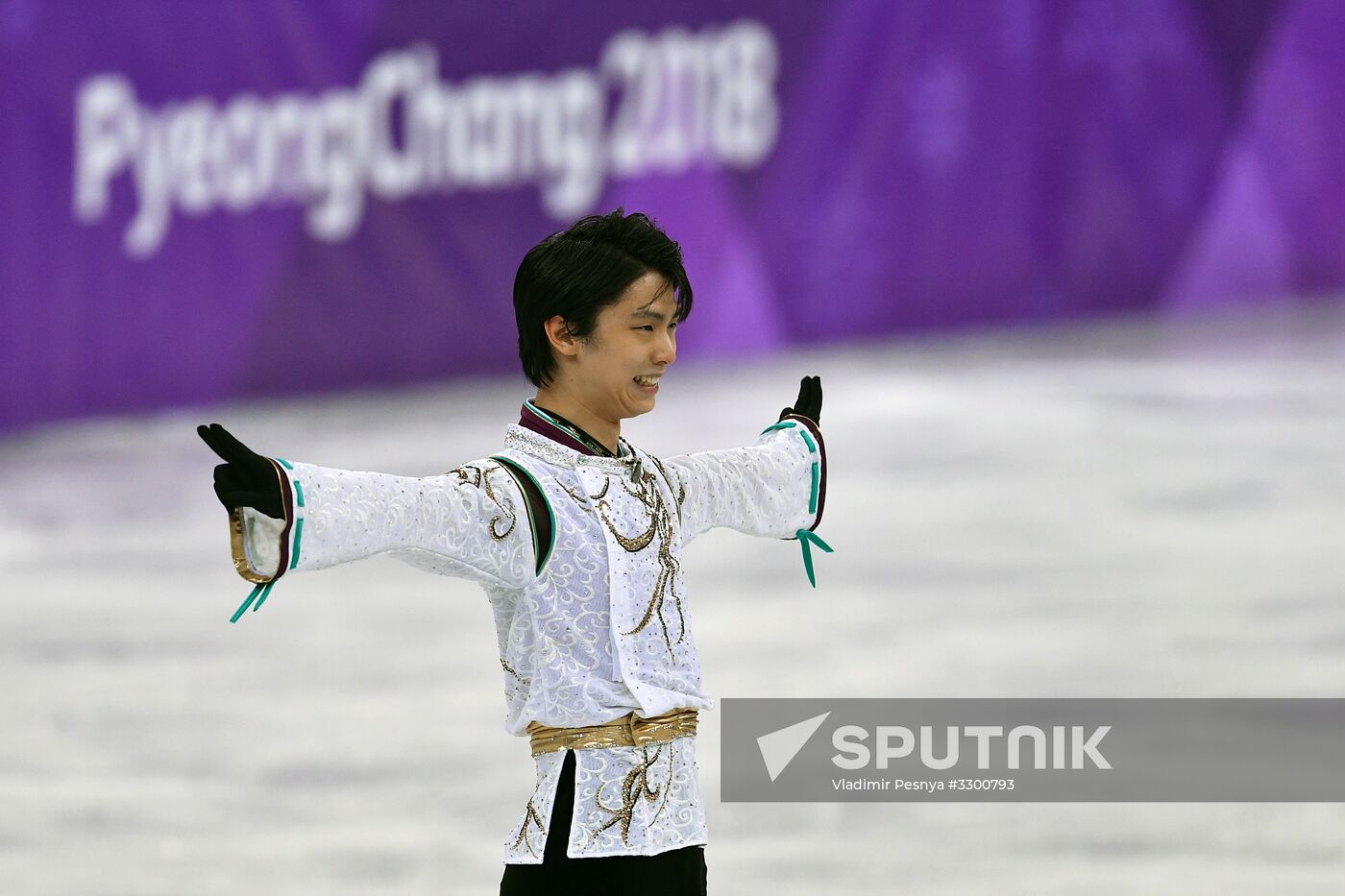 2018 Winter Olympics. Figure skating. Men. Free skating