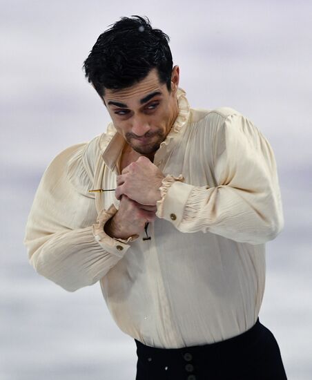 2018 Winter Olympics. Figure skating. Men. Free skating