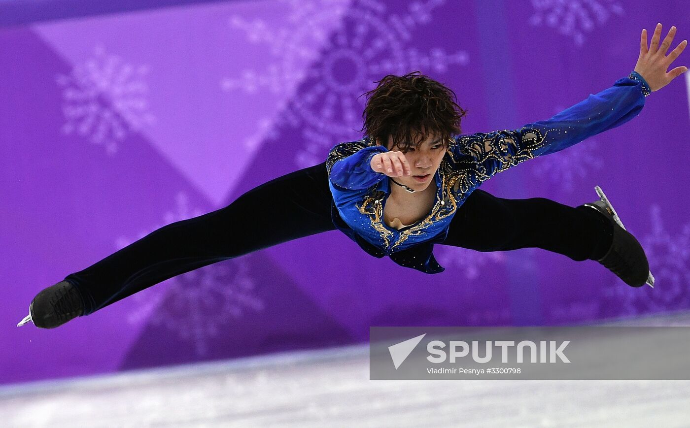 2018 Winter Olympics. Figure skating. Men. Free skating