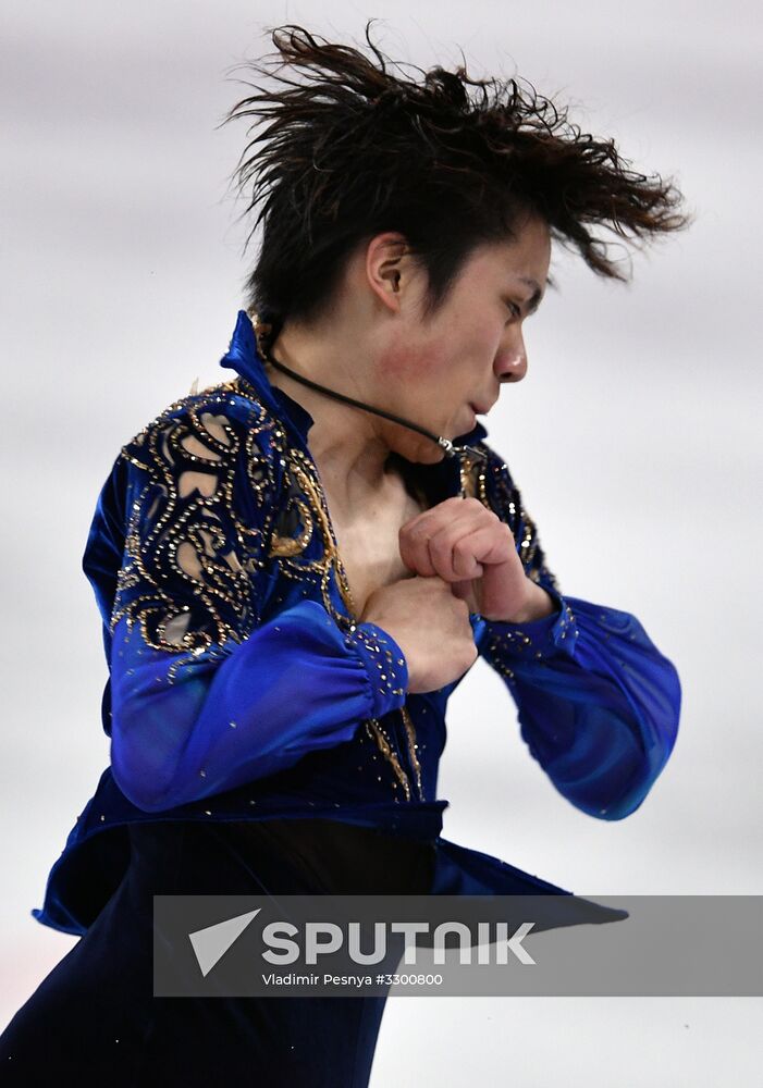 2018 Winter Olympics. Figure skating. Men. Free skating