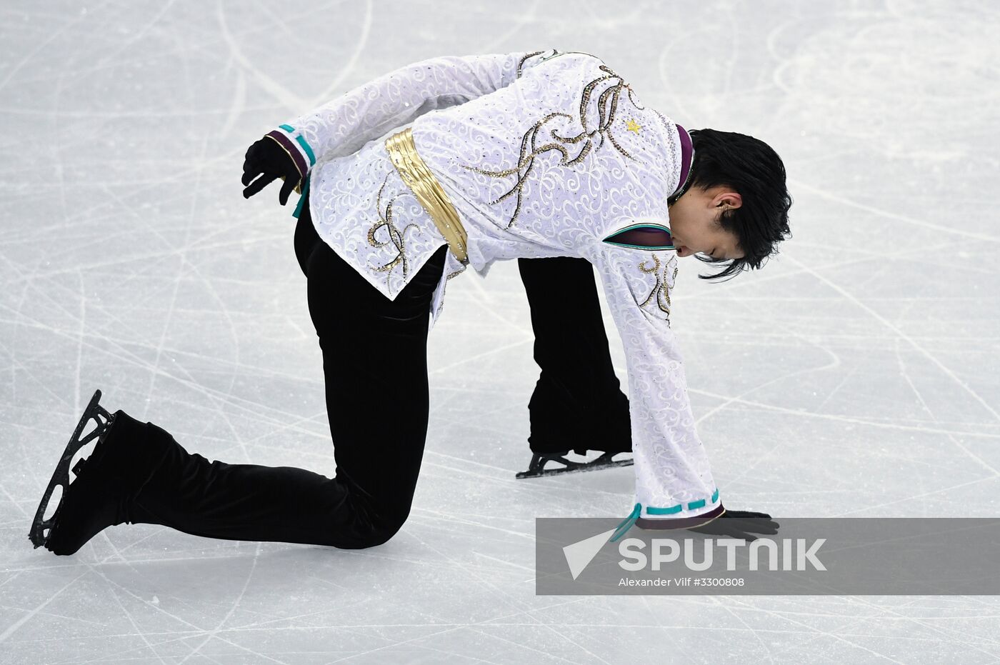 2018 Winter Olympics. Figure skating. Men. Free skating