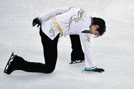 2018 Winter Olympics. Figure skating. Men. Free skating