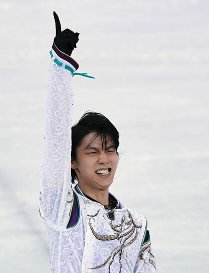 2018 Winter Olympics. Figure skating. Men. Free skating