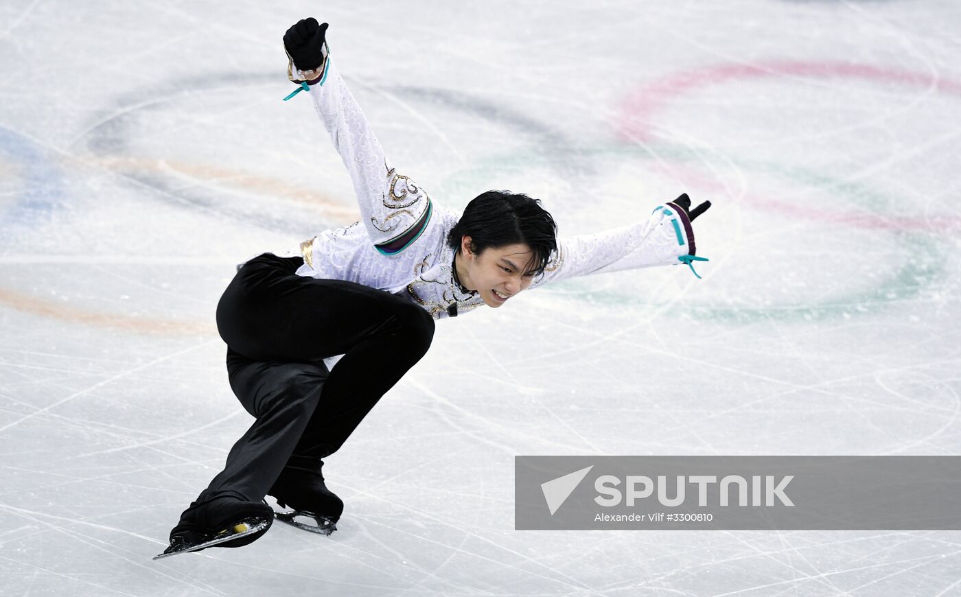 2018 Winter Olympics. Figure skating. Men. Free skating