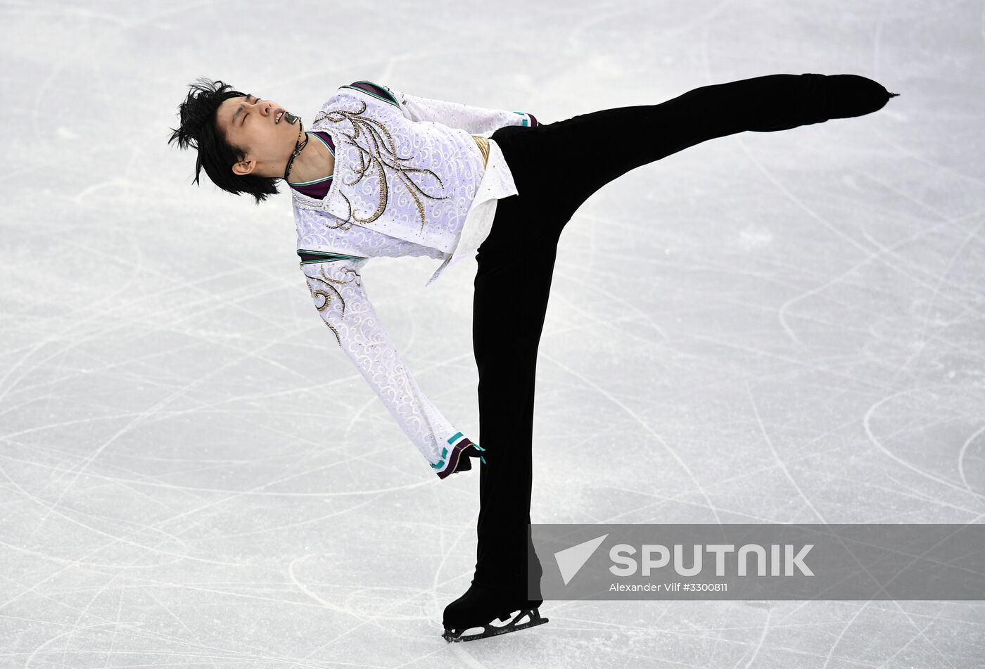 2018 Winter Olympics. Figure skating. Men. Free skating