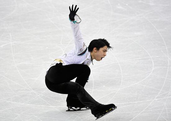 2018 Winter Olympics. Figure skating. Men. Free skating