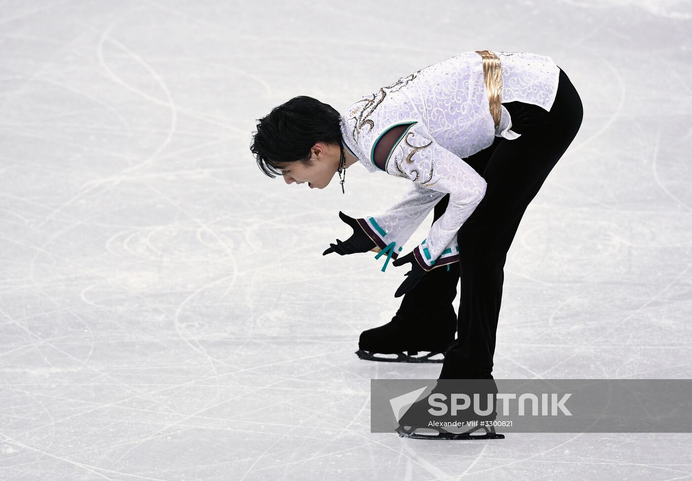 2018 Winter Olympics. Figure skating. Men. Free skating