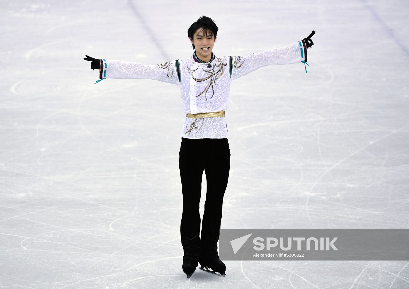 2018 Winter Olympics. Figure skating. Men. Free skating