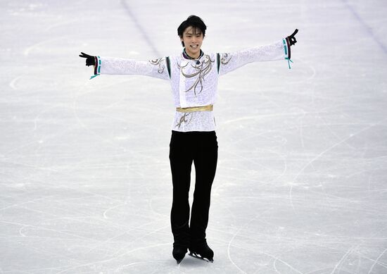2018 Winter Olympics. Figure skating. Men. Free skating