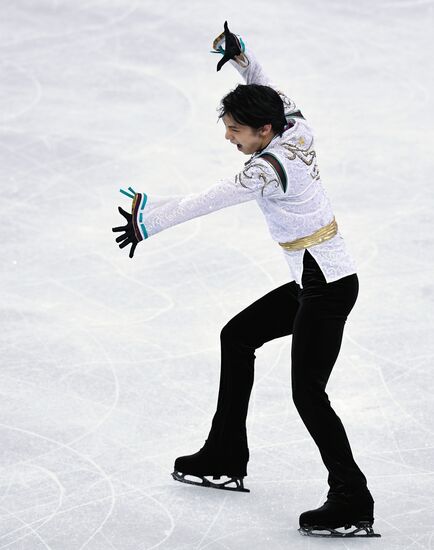 2018 Winter Olympics. Figure skating. Men. Free skating