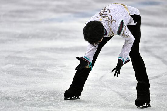 2018 Winter Olympics. Figure skating. Men. Free skating