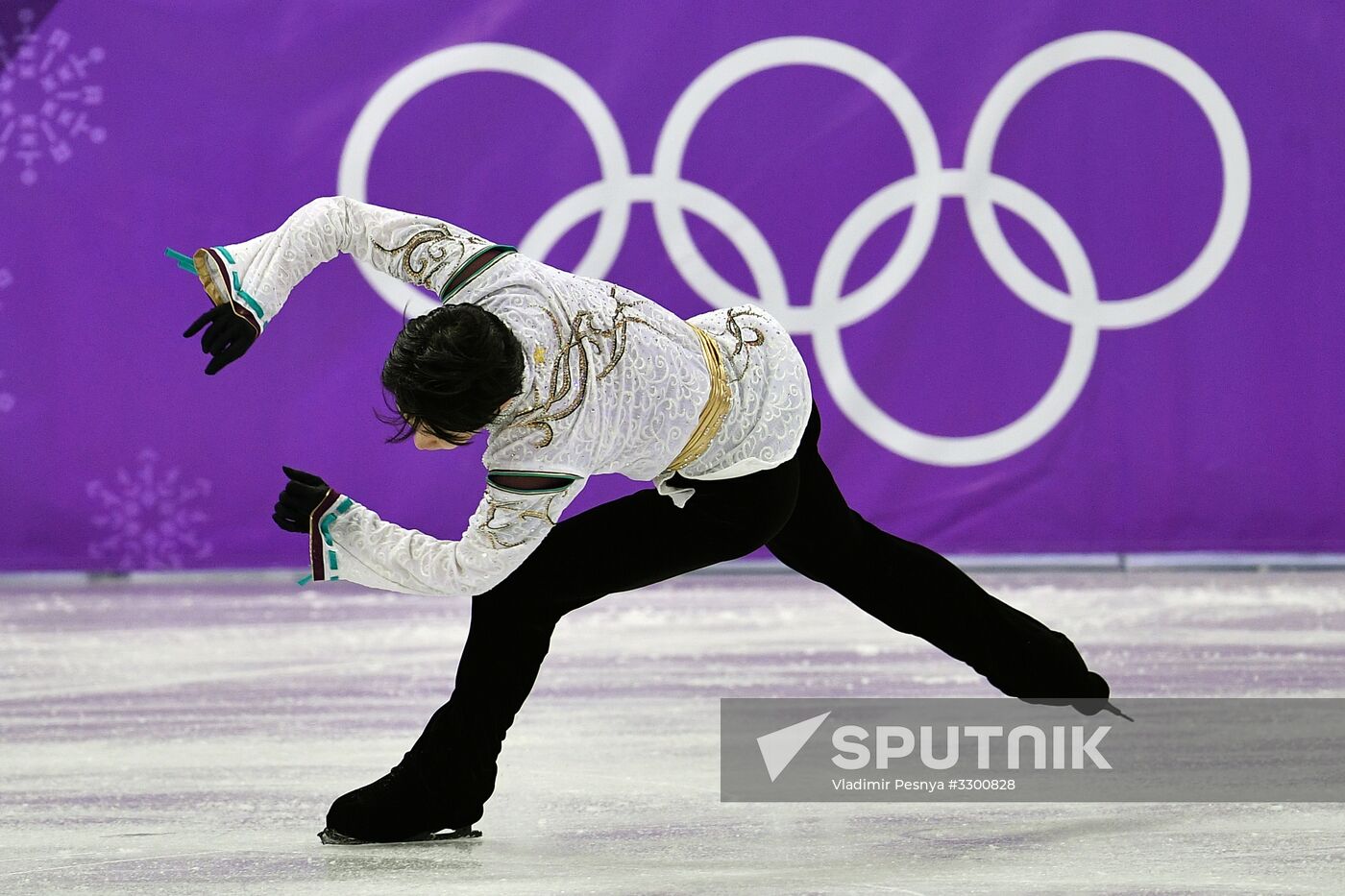 2018 Winter Olympics. Figure skating. Men. Free skating