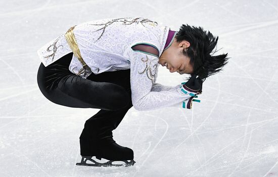 2018 Winter Olympics. Figure skating. Men. Free skating