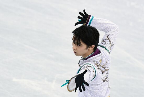 2018 Winter Olympics. Figure skating. Men. Free skating