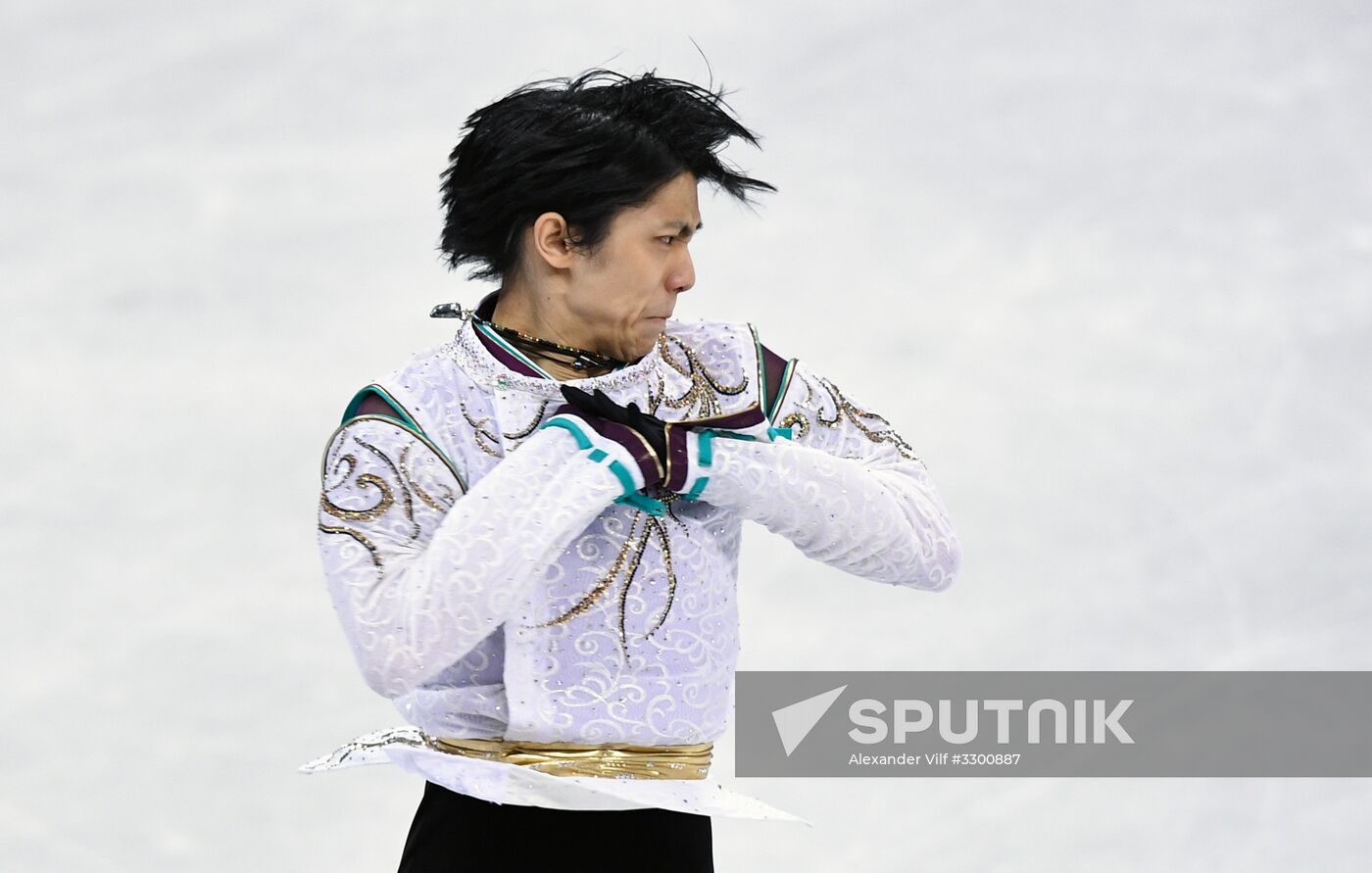 2018 Winter Olympics. Figure skating. Men. Free skating