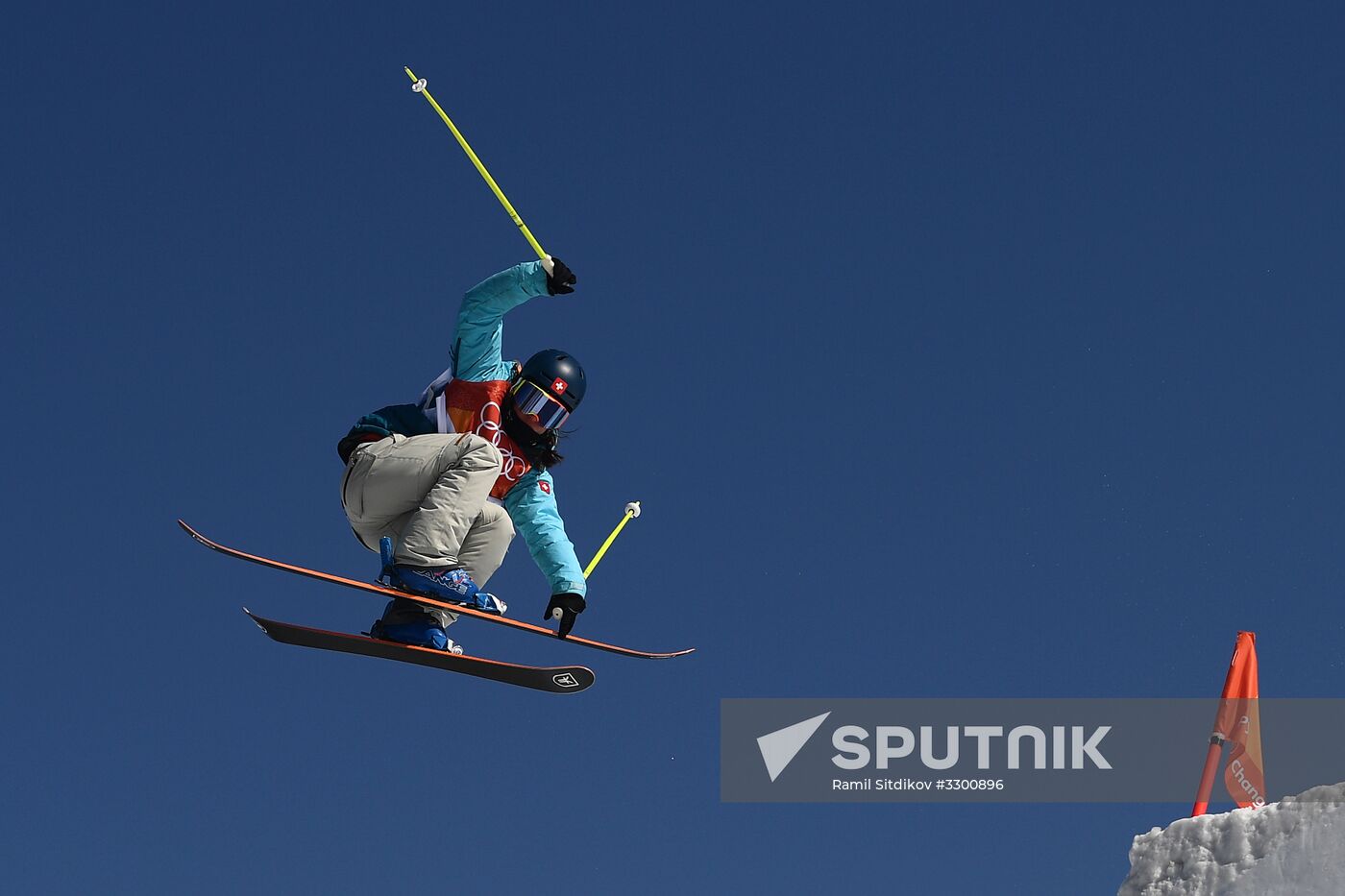 2018 Winter Olympics. Freestyle skiing. Women. Slopestyle.