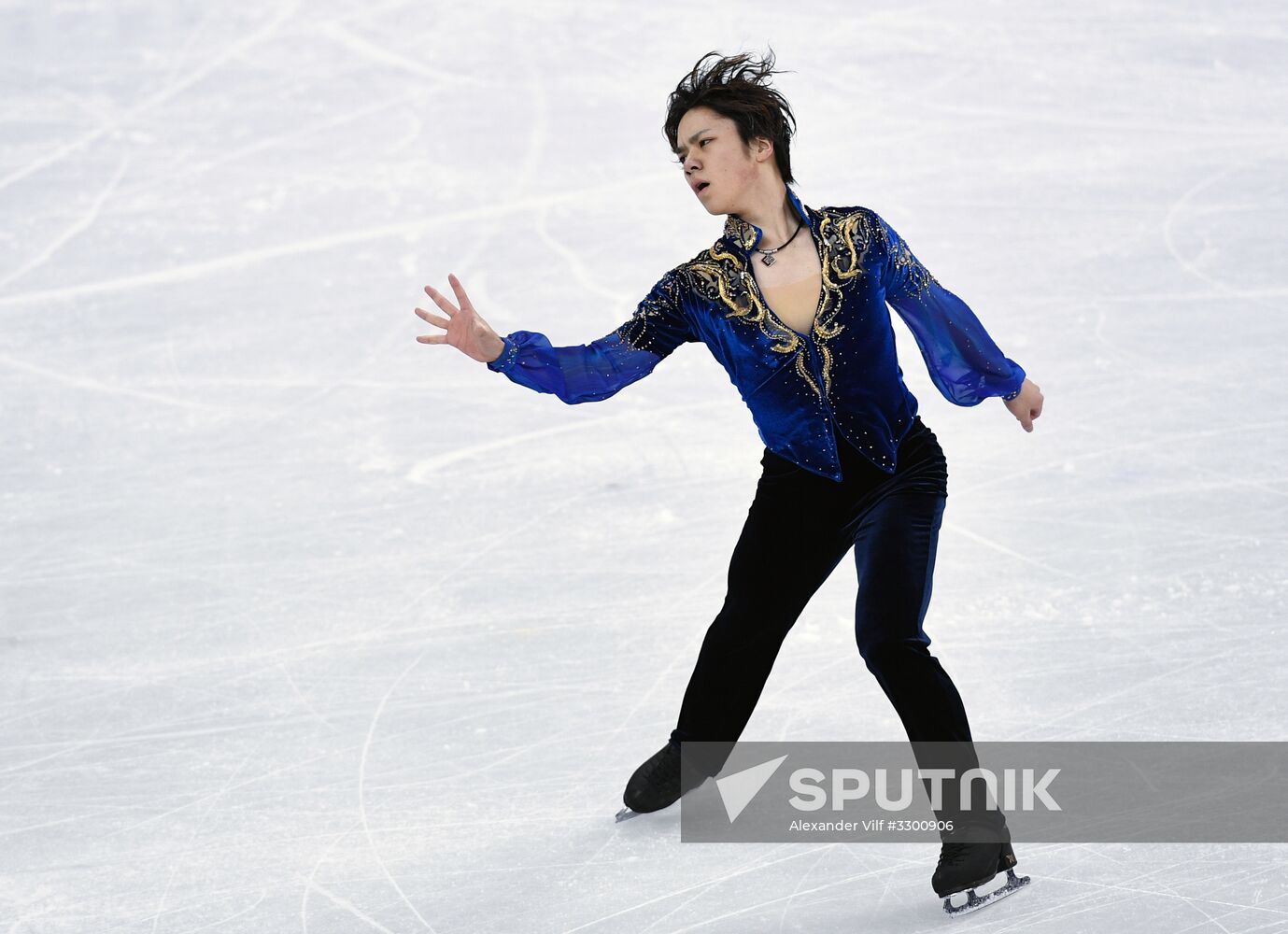2018 Winter Olympics. Figure skating. Men. Free skating