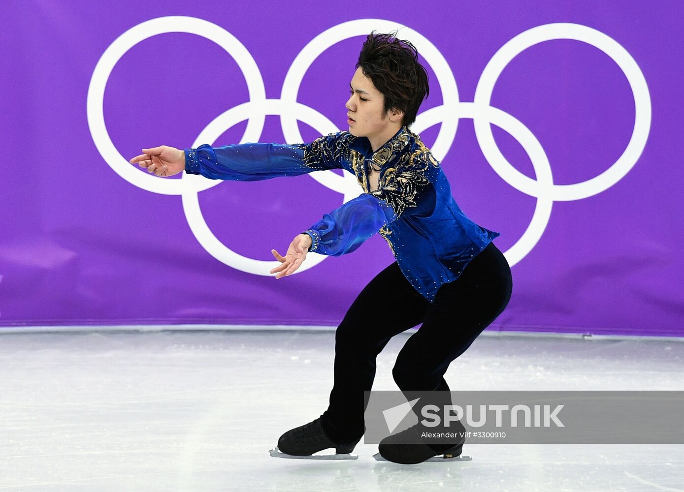 2018 Winter Olympics. Figure skating. Men. Free skating